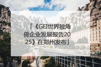 《GEI世界独角兽企业发展报告2025》在郑州发布