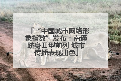 “中国城市网络形象指数”发布：南通跻身Ⅱ型前列 城市传播表现出色