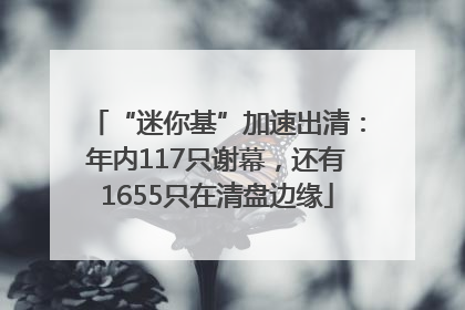 “迷你基”加速出清：年内117只谢幕，还有1655只在清盘边缘