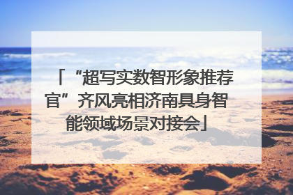“超写实数智形象推荐官”齐风亮相济南具身智能领域场景对接会