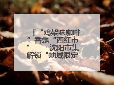 “鸡架味咖啡”香飘“西红市”——沈阳市集解锁“地域限定”消费新场景