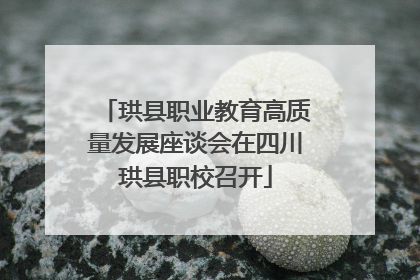 珙县职业教育高质量发展座谈会在四川珙县职校召开