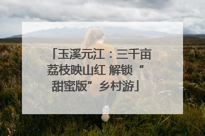 玉溪元江：三千亩荔枝映山红 解锁“甜蜜版”乡村游