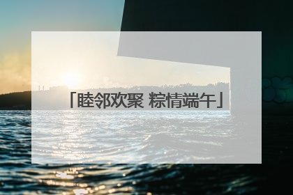 睦邻欢聚 粽情端午