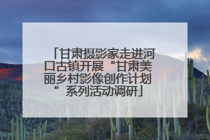 甘肃摄影家走进河口古镇开展“甘肃美丽乡村影像创作计划”系列活动调研
