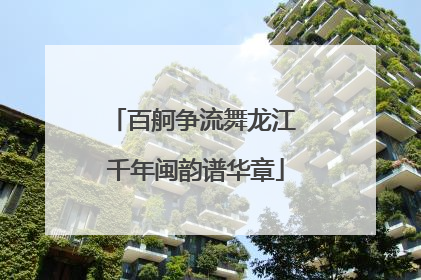 百舸争流舞龙江 千年闽韵谱华章