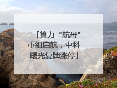 算力“航母”重组启航，中科曙光复牌涨停