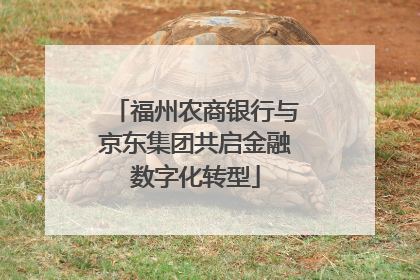 福州农商银行与京东集团共启金融数字化转型