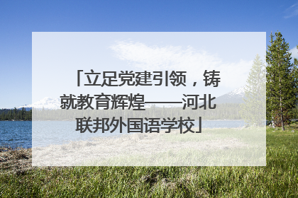 立足党建引领，铸就教育辉煌——河北联邦外国语学校