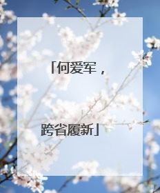 何爱军，跨省履新