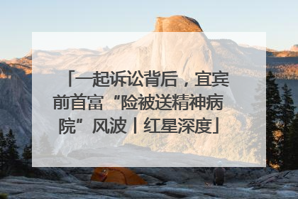 一起诉讼背后，宜宾前首富“险被送精神病院”风波丨红星深度
