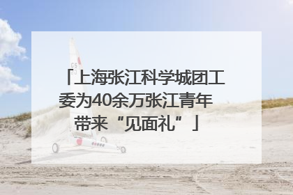 上海张江科学城团工委为40余万张江青年带来“见面礼”