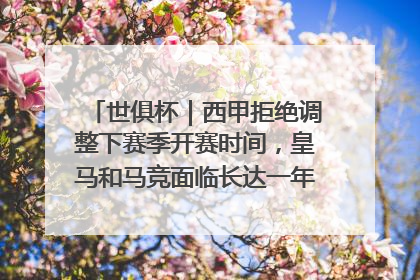 世俱杯｜西甲拒绝调整下赛季开赛时间，皇马和马竞面临长达一年的“魔鬼赛程”