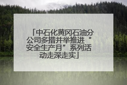 中石化黄冈石油分公司多措并举推进“安全生产月”系列活动走深走实