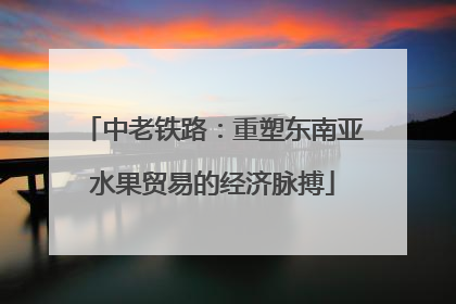 中老铁路：重塑东南亚水果贸易的经济脉搏