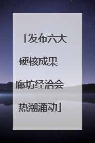发布六大硬核成果 廊坊经洽会热潮涌动
