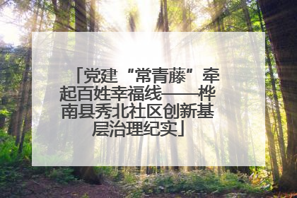 党建“常青藤”牵起百姓幸福线——桦南县秀北社区创新基层治理纪实