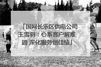 国网长乐区供电公司王雪羽：心系客户解难题 深化服务创佳绩