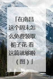 在南昌 这个周末怎么免费领取栀子花 看这篇就够啦（图）