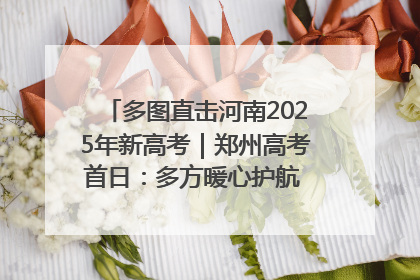 多图直击河南2025年新高考｜郑州高考首日：多方暖心护航 助力学子逐梦