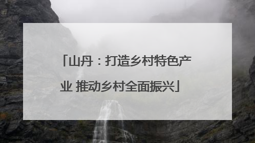 山丹：打造乡村特色产业 推动乡村全面振兴