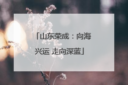 山东荣成：向海兴运 走向深蓝