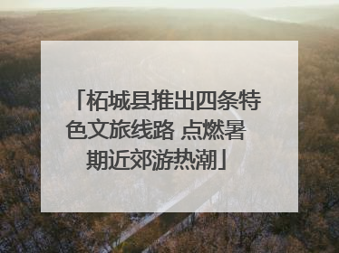 柘城县推出四条特色文旅线路 点燃暑期近郊游热潮