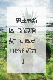 枣庄高新区“清凉消费”点燃夏日经济活力