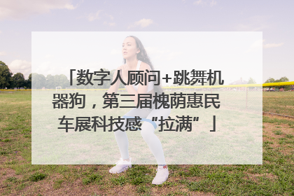 数字人顾问+跳舞机器狗，第三届槐荫惠民车展科技感“拉满”