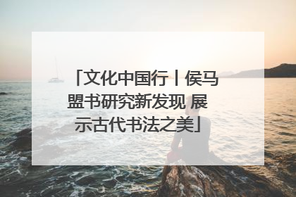 文化中国行丨侯马盟书研究新发现 展示古代书法之美
