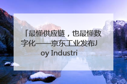 最懂供应链，也最懂数字化——京东工业发布Joy Industrial 重塑工业未来