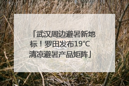 武汉周边避暑新地标！罗田发布19℃清凉避暑产品矩阵