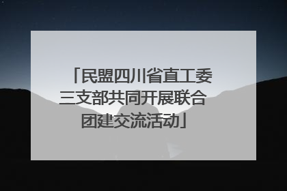民盟四川省直工委三支部共同开展联合团建交流活动