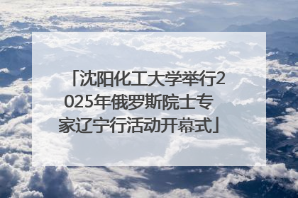 沈阳化工大学举行2025年俄罗斯院士专家辽宁行活动开幕式