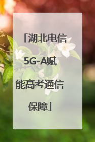 湖北电信5G-A赋能高考通信保障