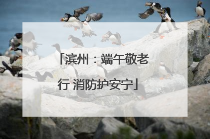 滨州：端午敬老行 消防护安宁