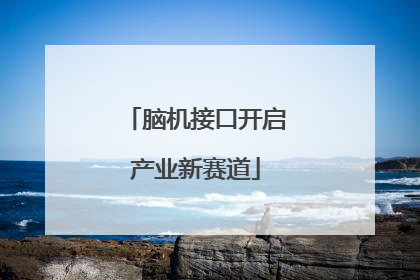 脑机接口开启产业新赛道