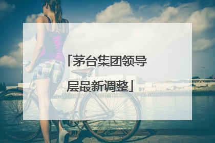 茅台集团领导层最新调整