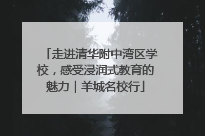 走进清华附中湾区学校，感受浸润式教育的魅力｜羊城名校行