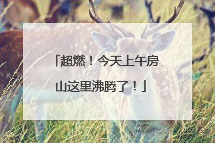 超燃！今天上午房山这里沸腾了！