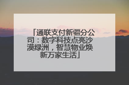 通联支付新疆分公司：数字科技点亮沙漠绿洲，智慧物业焕新万家生活