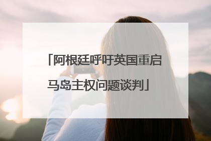 阿根廷呼吁英国重启马岛主权问题谈判