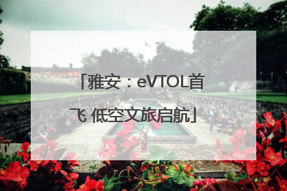 雅安：eVTOL首飞 低空文旅启航