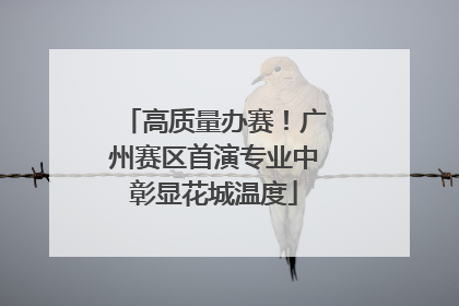 高质量办赛！广州赛区首演专业中彰显花城温度