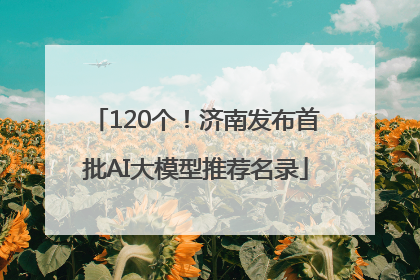 120个！济南发布首批AI大模型推荐名录