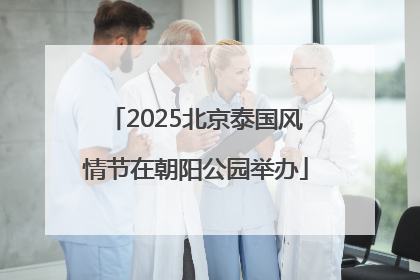 2025北京泰国风情节在朝阳公园举办