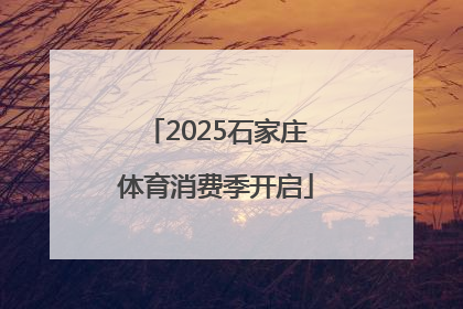 2025石家庄体育消费季开启
