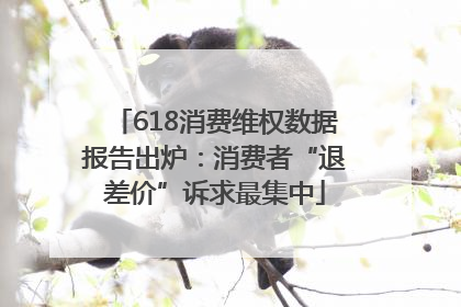 618消费维权数据报告出炉：消费者“退差价”诉求最集中