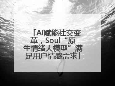 AI赋能社交变革，Soul“原生情绪大模型”满足用户情感需求