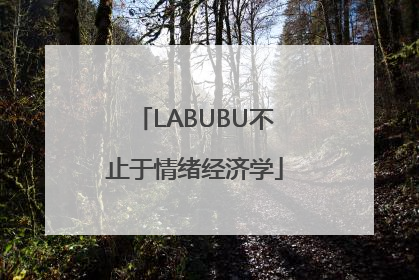 LABUBU不止于情绪经济学